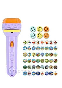 Bed time Fun Kids Slide Projection Tourch